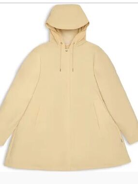 SAVE THE DUCK PALE YELLOW RAIN HOODED JACKET!!! 4